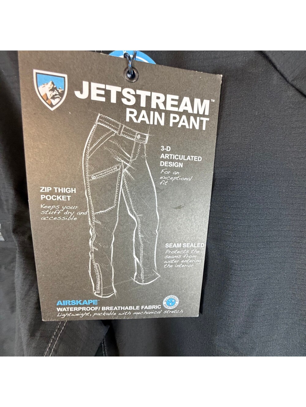 KUHL NWT Jetstream Rain Pants Size 4 - Picture 2 of 5
